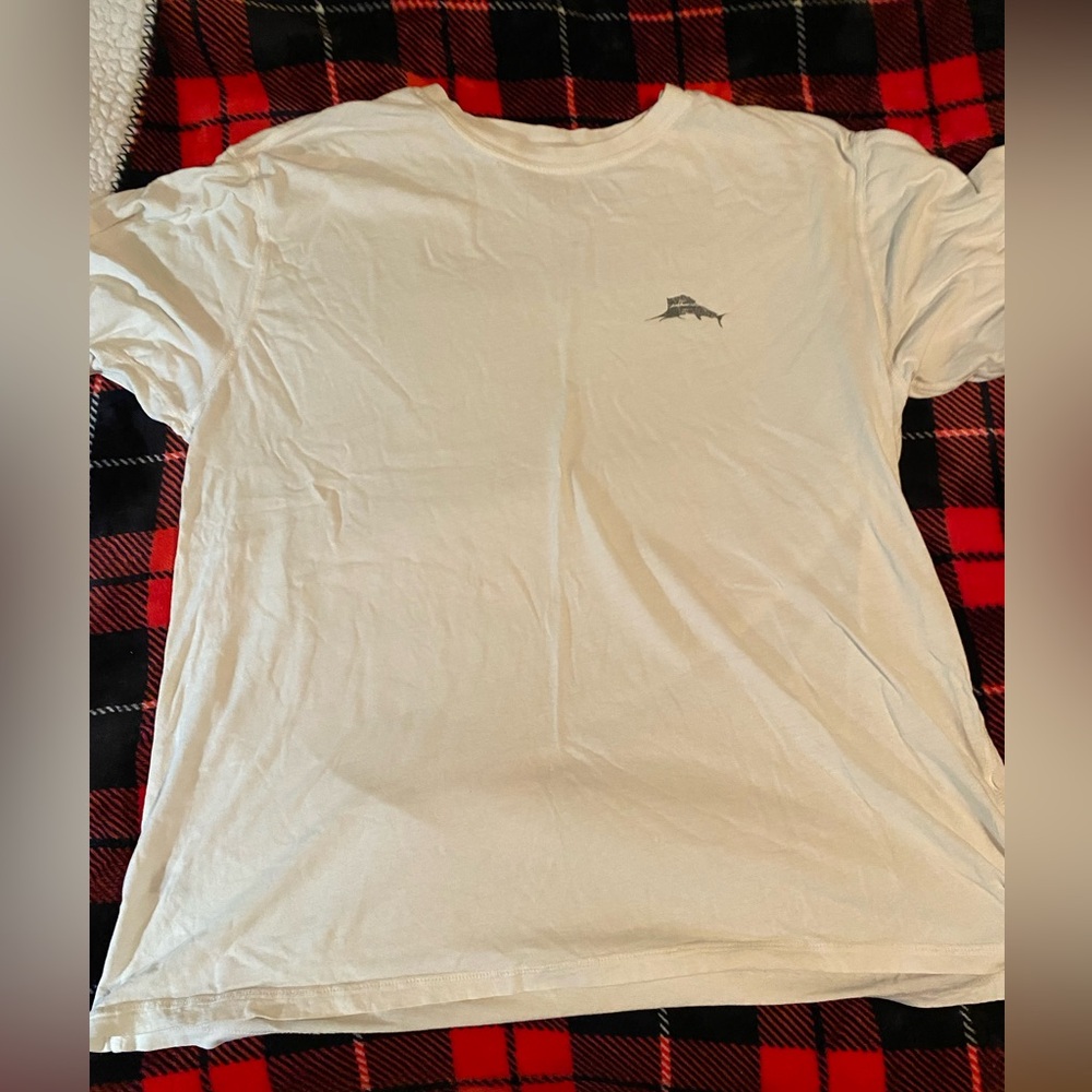 Tommy Bahama Men's White Graphic Tee